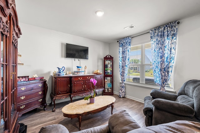 190 Belmonte Dr, Myrtle Beach, SC 29588 - living room featuring wood finished floors