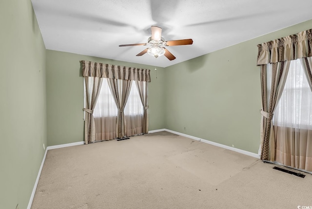 823 Bellamy Ave, Murrells Inlet, SC 29576 - empty room with ceiling fan and carpet flooring