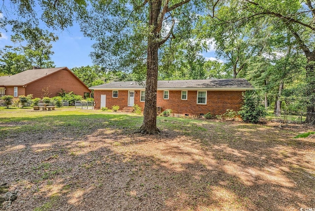 823 Bellamy Ave, Murrells Inlet, SC 29576 - ranch-style home featuring entry steps and brick siding