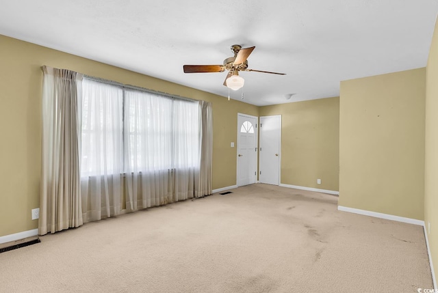 823 Bellamy Ave, Murrells Inlet, SC 29576 - empty room featuring carpet flooring and ceiling fan
