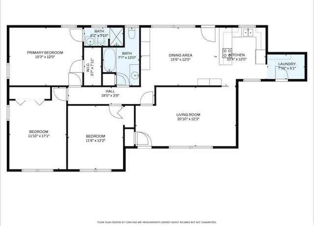 823 Bellamy Ave, Murrells Inlet, SC 29576 - view of property floor plan