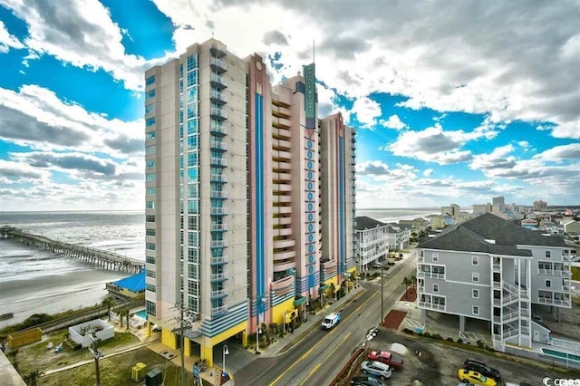 3500 N Ocean Blvd Unit 701-702, North Myrtle Beach, SC 29582 - view of property featuring a water view and a city view