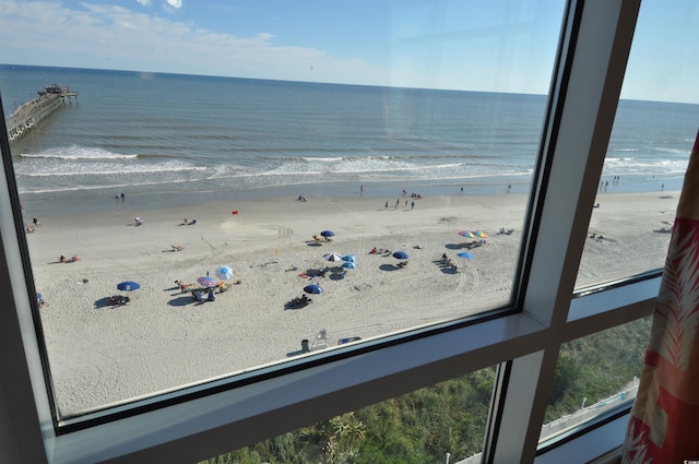 3500 N Ocean Blvd Unit 701-702, North Myrtle Beach, SC 29582 - water view featuring nearby beach