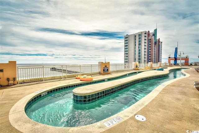 3500 N Ocean Blvd Unit 701-702, North Myrtle Beach, SC 29582 - community pool with a patio