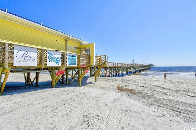 3500 N Ocean Blvd Unit 701-702, North Myrtle Beach, SC 29582 - exterior space with view of water and beach