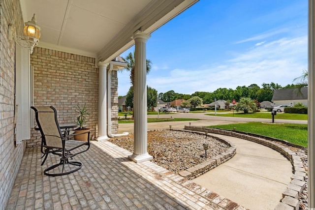 4162 Dupree Dr, Little River, SC 29566 - view of patio / terrace featuring a residential view