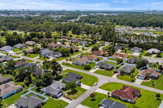 4162 Dupree Dr, Little River, SC 29566 - aerial view of residential area featuring a tree filled landscape