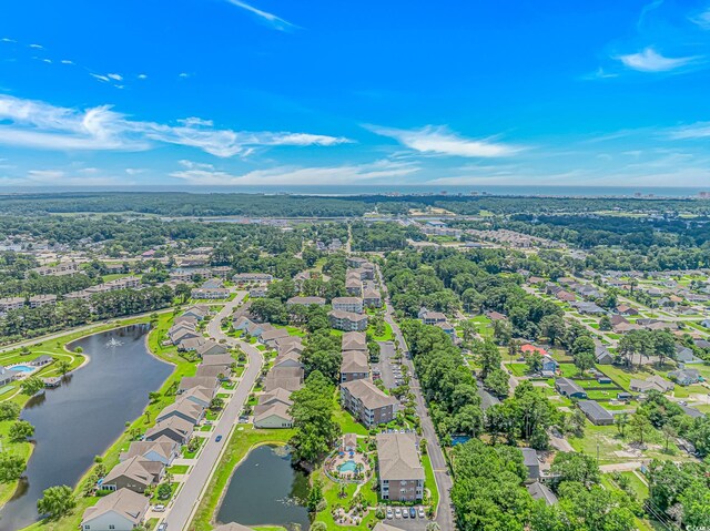 4173 Hibiscus Dr Unit 103, Little River, SC 29566 - aerial view of residential area featuring a large body of water