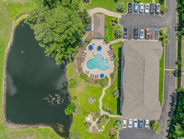 4173 Hibiscus Dr Unit 103, Little River, SC 29566 - aerial view of a large body of water and a pool