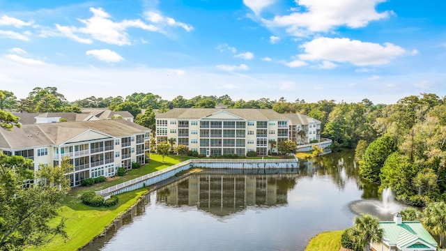 601 N Hillside Dr Unit 3926, North Myrtle Beach, SC 29582 - water view with a tree filled landscape
