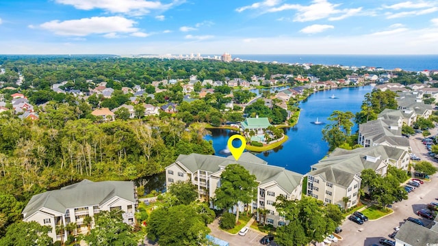 601 N Hillside Dr Unit 3926, North Myrtle Beach, SC 29582 - aerial perspective of suburban area with a nearby body of water