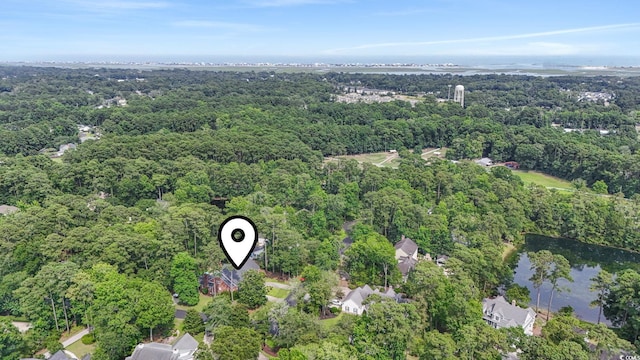 4691 Mill Pond Ct, Murrells Inlet, SC 29576 - aerial view of property and surrounding area with a forest