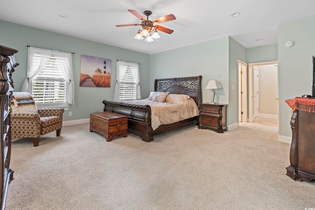 4691 Mill Pond Ct, Murrells Inlet, SC 29576 - bedroom featuring carpet flooring and a ceiling fan