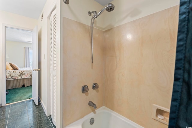 5515 N Ocean Blvd Unit 308, Myrtle Beach, SC 29577 - full bathroom featuring a closet, shower / washtub combination, and ensuite bathroom