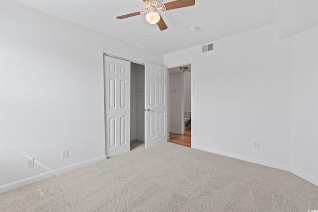 2257 Andover Dr Unit A, Surfside Beach, SC 29575 - unfurnished bedroom featuring carpet flooring, a closet, and ceiling fan