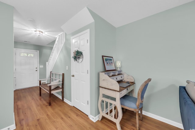 158 Palisade Loop Unit 158, Pawleys Island, SC 29585 - interior space featuring wood finished floors and stairs
