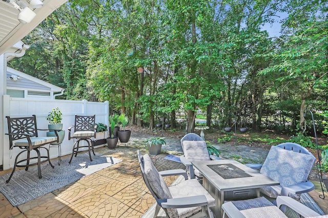 158 Palisade Loop Unit 158, Pawleys Island, SC 29585 - view of patio with an outdoor fire pit