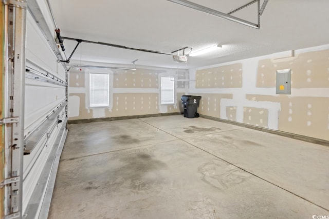56 Willowbend Dr, Murrells Inlet, SC 29576 - garage with electric panel and a garage door opener