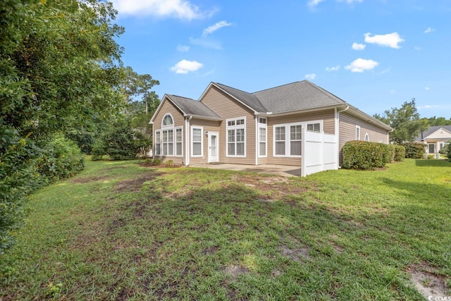 56 Willowbend Dr, Murrells Inlet, SC 29576 - back of property with a yard