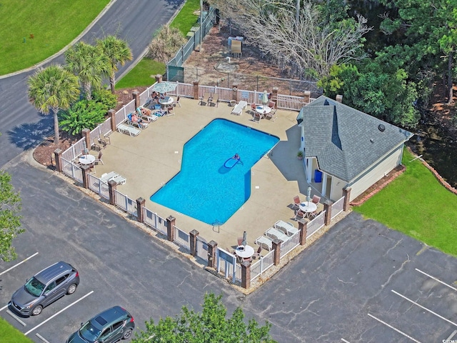 3888 Stillwood Dr, Myrtle Beach, SC 29588 - bird's eye view of a pool