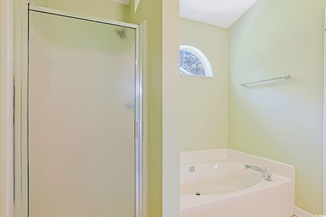3888 Stillwood Dr, Myrtle Beach, SC 29588 - bathroom with a stall shower and a garden tub