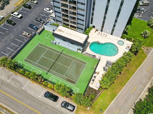 601 Mitchell Dr # 607, Myrtle Beach, SC 29577 - bird's eye view of a pool