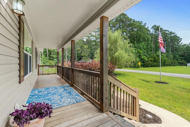 2135 Starduster Ln, Little River, SC 29566 - porch featuring a lawn