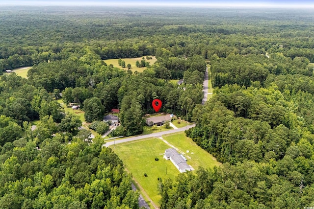 2135 Starduster Ln, Little River, SC 29566 - aerial view of a heavily wooded area