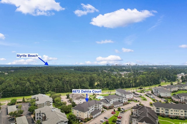 4872 Dahlia Ct Unit 305, Myrtle Beach, SC 29577 - drone / aerial view of a heavily wooded area