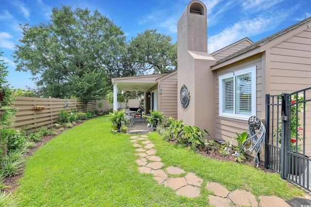 709 Jerdon Cir N, Myrtle Beach, SC 29582 - fenced backyard featuring a patio