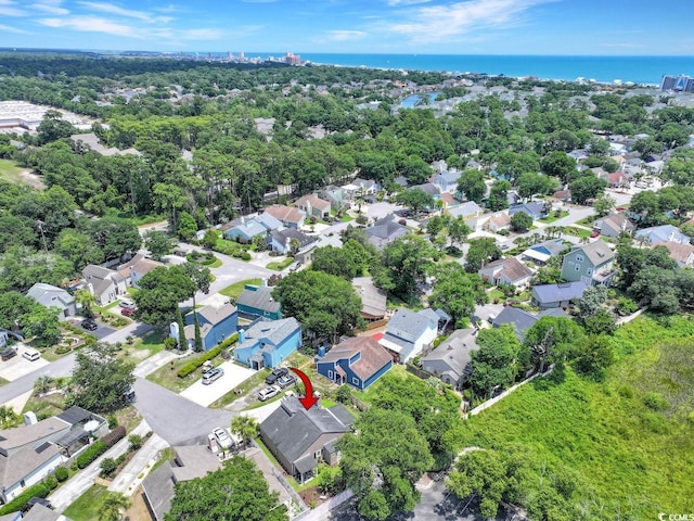 709 Jerdon Cir N, Myrtle Beach, SC 29582 - aerial view of property's location featuring nearby suburban area and a nearby body of water
