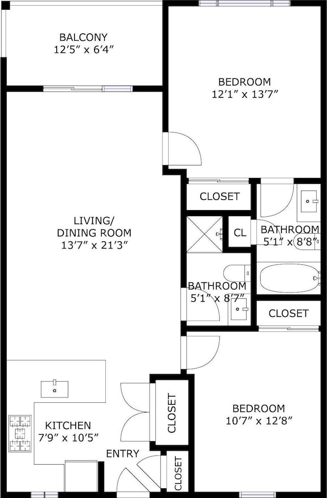 901 W Port Dr Unit 2114, North Myrtle Beach, SC 29582 - view of property floor plan