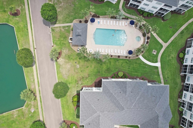 901 W Port Dr Unit 2114, North Myrtle Beach, SC 29582 - bird's eye view of a pool