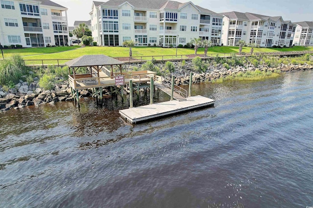 901 W Port Dr Unit 2114, North Myrtle Beach, SC 29582 - dock featuring a water view