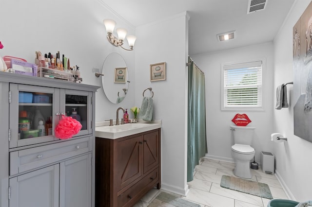 241 Fannie B Rd, Conway, SC 29526 - bathroom with marble look tiles, vanity, and curtained shower