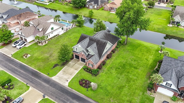 1106 Bluffton Ct, Myrtle Beach, SC 29579 - aerial perspective of suburban area with a nearby body of water