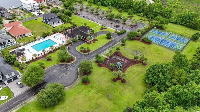 1106 Bluffton Ct, Myrtle Beach, SC 29579 - bird's eye view of a pool