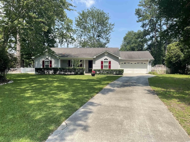 312 Trace Run, Myrtle Beach, SC 29588 - ranch-style house featuring a garage and driveway
