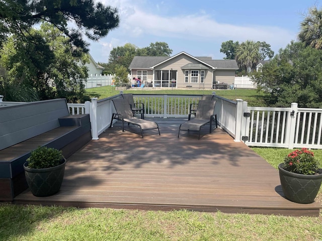 312 Trace Run, Myrtle Beach, SC 29588 - view of wooden terrace