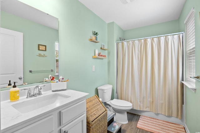 317 Truce St, Myrtle Beach, SC 29588 - full bathroom with vanity, wood finished floors, and shower / bath combo