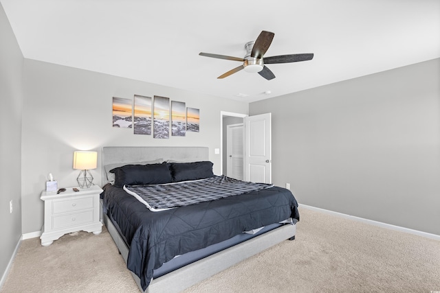 317 Truce St, Myrtle Beach, SC 29588 - bedroom featuring light colored carpet and a ceiling fan