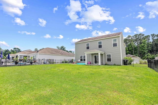 317 Truce St, Myrtle Beach, SC 29588 - back of property with a fenced backyard and a patio