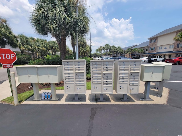 207 Double Eagle Dr Unit E-1, Surfside Beach, SC 29575 - surrounding community with mail area and uncovered parking