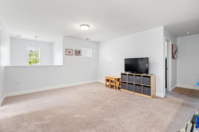 405 Spring View Ct, Little River, SC 29566 - living area with carpet floors and baseboards