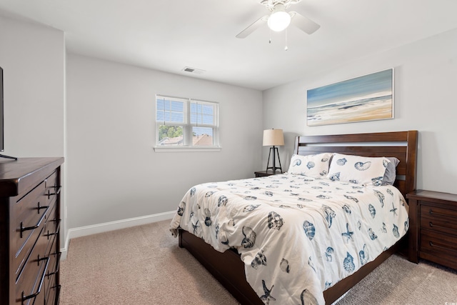 405 Spring View Ct, Little River, SC 29566 - carpeted bedroom featuring baseboards and ceiling fan
