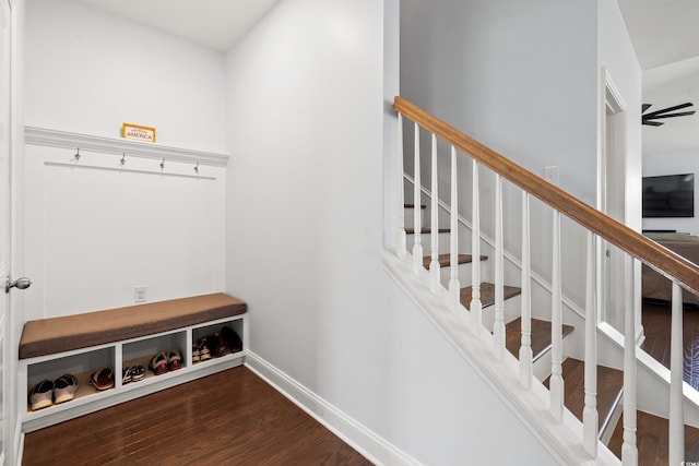 405 Spring View Ct, Little River, SC 29566 - mudroom featuring wood finished floors and baseboards