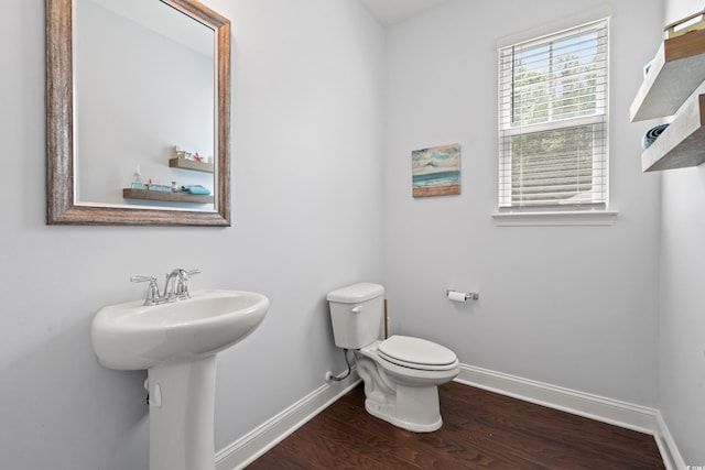 405 Spring View Ct, Little River, SC 29566 - half bath featuring baseboards and wood finished floors