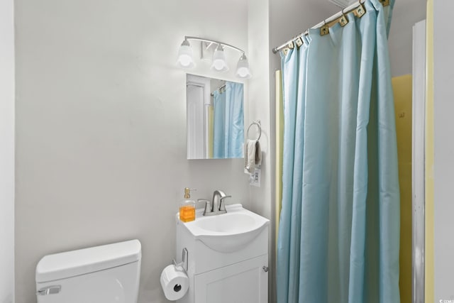 4325 Ellis Ave, Little River, SC 29566 - bathroom with vanity and a shower with curtain