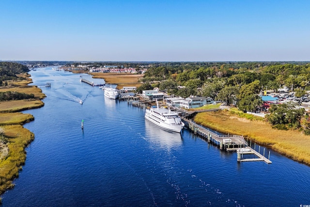 4325 Ellis Ave, Little River, SC 29566 - aerial view of a large body of water