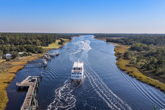 4325 Ellis Ave, Little River, SC 29566 - drone / aerial view of a large body of water